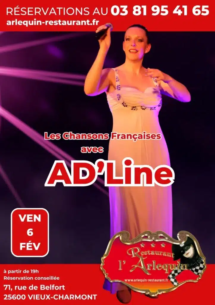 AD'Line en spectacle le 6 février à l'Arlequin AD'Line en spectacle le 6 février à l'Arlequin