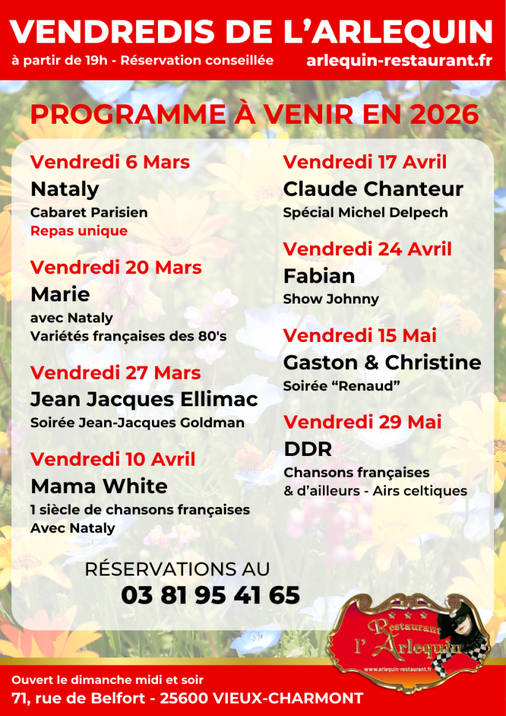 programme actualisé debut-2026 vendredi arlequin programme actualisé debut-2026 vendredi arlequin